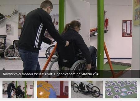 Výstava nabídla možnost zakusit život handicapovaných