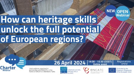 Webinář How Can Heritage Skills Unlock The Full Potential Of European Regions?