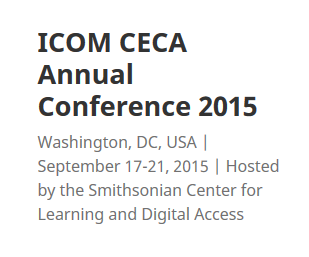 ICOM CECA Annual Conference 2015 (17.-21.9.2015)
