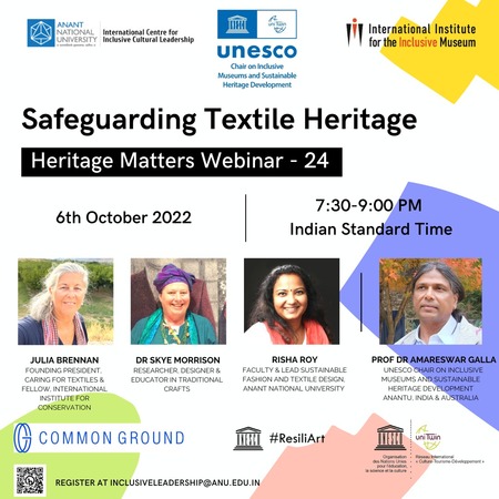 Webinář Safeguarding Textile Heritage