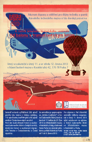Od balonu k transatlantickým letům - 4. ročník leteckého historického semináře