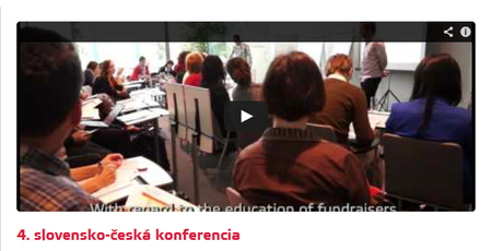 Fundraising a kreativita − 4. slovensko-česká konferencia o fundraisingu