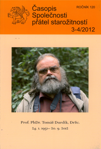 Časopis Společnosti přátel starožitností, Bibliografie 2008–2012