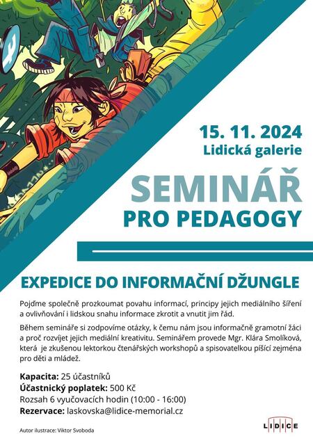 Expedice do informační džungle: seminář pro pedagogy a muzejní edukátory 