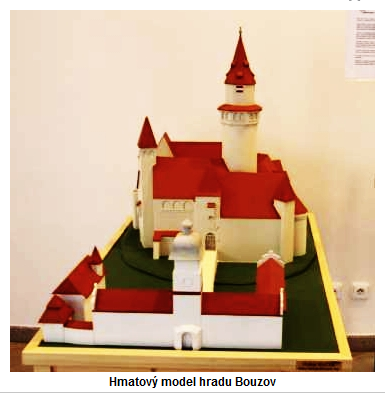 Hmatový model hradu Bouzova