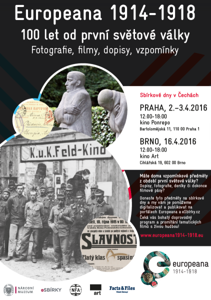 Sbírkové dny Europeana 1914-1918